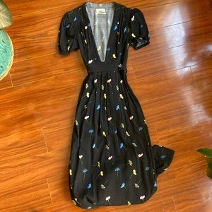 Urban Outfitters Sexy Plunge Maxi Dress